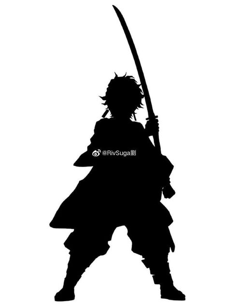 Tanjiro Silhouette, Demon Slayer Silhouette, Demon Slayer Svg, Anime Svg, Cricut Stencils, Spray Paint Art, Cricut Craft Room, Anime Drawings Tutorials, Silhouette Art