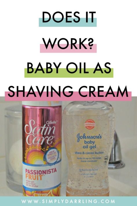 Shaving With Baby Oil, Shaving Oil Diy, Baby Oil Shaving, Baby Oil Gel, Best Shaving Cream, Shaving Tips, Muscle Gain For Women, Shaving Oil, Muscle Gain