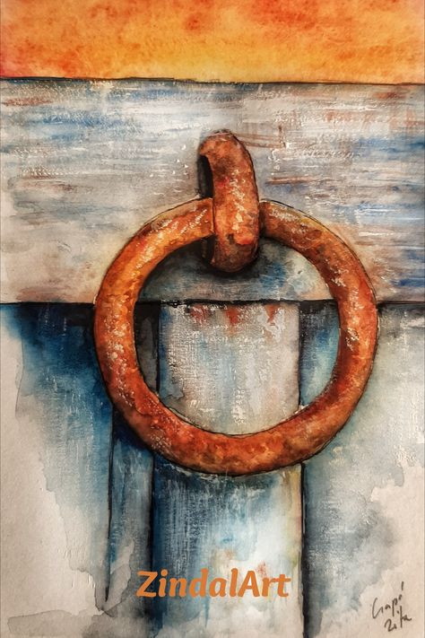 Rust Inktober, Rust Drawing, Rust Painting, Rust Art, Cactus Paintings, Rust Paint, Observational Drawing, Watercolor Subjects, Farm Art