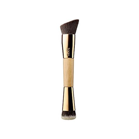 Tarte  The Slenderizer Bamboo Doubleended Contouring Brush  for Face >>> Check out this great product. (Note:Amazon affiliate link) #MakeupBrushesTools Real Techniques Blush Brush, Perfect Complexion, Real Techniques, Contour Brush, Cream Concealer, Concealer Brush, Powder Foundation, Foundation Concealer, Contour Makeup