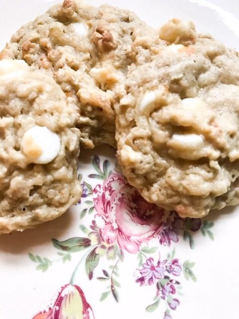 Peaches and Cream Oatmeal Cookies | A Grateful Girl Peaches And Cream Oatmeal Cookies, Peaches And Cream Oatmeal, Instant Oatmeal Packets, Oatmeal Packets, Instant Oatmeal, Peaches And Cream, Peachy Keen, Peaches Cream, Peaches N Cream