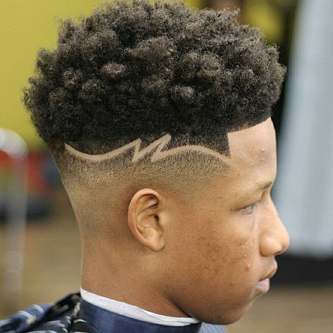 High Top Haircut, High Top Fade Haircut, Top Fade Haircut, Types Of Fade Haircut, Fade Haircut Designs, Black Boys Haircuts, High Top Fade, Black Hair Cuts, Black Men Haircuts