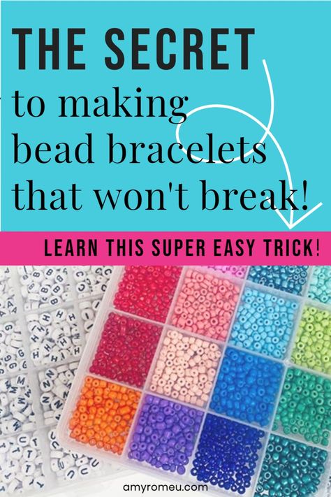 Seed Bracelets Diy, Stretch Bracelet Tutorial, Bracelet Organization Diy, Diy Bracelet Making Board, How To Use Bracelet Clasps, How To Finish Beaded Bracelet, How To Tie Seed Bead Bracelets, Best Beads For Bracelets, Crystal Friendship Bracelets