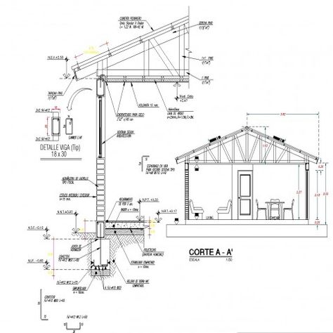 Section Architecture, Interior Architecture Sketch, Construction Details Architecture, Construction Drawing, Wall Section, Metal Building Designs, Hotel Floor Plan, Steel Structure Buildings, Hotel Floor