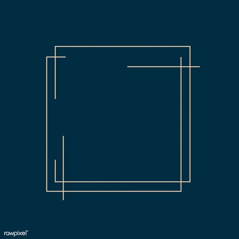 Square badge on blue background vector | free image by rawpixel.com / busbus Background Images Aesthetic, Background Colours, Instagram Photo Frame, Instagram Template Design, Powerpoint Background Design, Floral Border Design, Instagram Frame Template, Framed Wallpaper, Graphic Design Background Templates