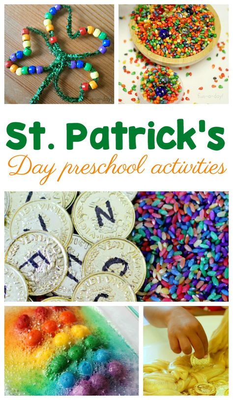 Fun and Engaging St. Patrick St Patrick's Day Activities, Rainbow Activities, March Activities, St Patricks Day Crafts For Kids, St Patrick Day Activities, Arts And Crafts For Teens, Early Learning Activities, Activities For Preschool, Preschool Lesson Plans