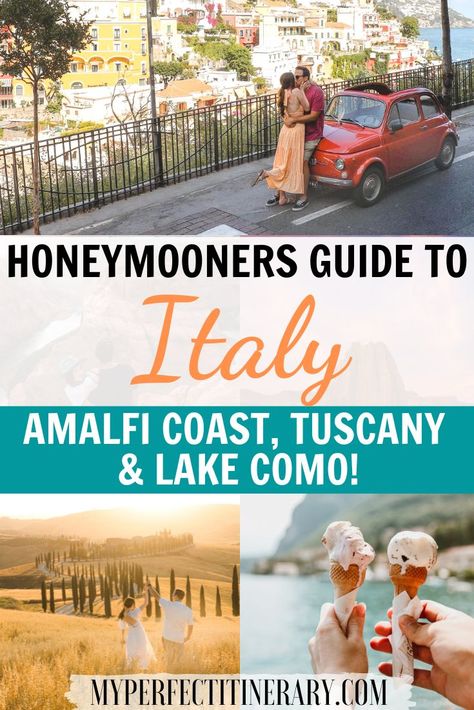 Looking to plan an epic italy itinerary?! This itinerary covers 2 weeks in Italy in beautiful areas like Rome, Amalfi Coast, Island of Capri, Tuscany, and Lake Como! I share all the detials about best train times, best tours, where to stay, best time to go, must-pack items, and so much more! Are you ready to plan your summer italian holiday? #summerinitaly #italytravel #visititaly #tuscany #positano #lakecomo #bellagiolakecomo #honeymoonitaly Italy Honeymoon Itinerary, Almafi Coast Italy, 2 Weeks In Italy, Italy Coast, Amalfi Coast Itinerary, Italy Trip Planning, Island Of Capri, Epic 2, Summer In Italy