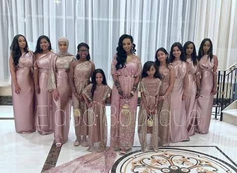 Somali Wedding Dirac Style, Somali Wedding Dirac, Somali Dirac Wedding, Purple Dirac Somali, Dirac Somali, Somali Clothing, Bridesmaid Dresses, Wedding Dress, Purple