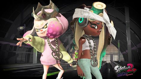 Platforming Through the Undergroug in Splatoon 2's Octo Expansion Check out some new gameplay of Splatoon 2's Octo Expansion. May 29 2018 at 07:04PM  https://www.youtube.com/user/ScottDogGaming Octo Expansion, Marina Splatoon, Mario Memes, Pearl And Marina, Splatoon Memes, Super Mario Galaxy, Game Icon, Pearl Collection, Rpg Games