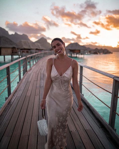 Nicole Isaacs, French Polynesia Honeymoon, Four Seasons Bora Bora, Bora Bora Honeymoon, Tropical Beach Resorts, Bora Bora Resorts, Tropical Travel Destinations, Bora Bora French Polynesia, Tropical Travel