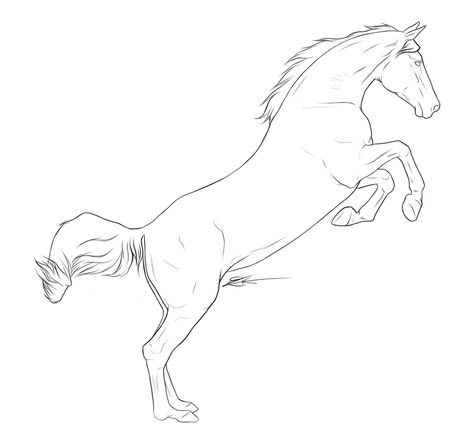 Jumping Horse by chronically.deviantart.com on @DeviantArt Horse Jumping Drawing, Jumping Drawing, Horse Lineart, View Drawing, Horse Animation, Jumping Horse, Francis Picabia, Horse Sketch, 30 November