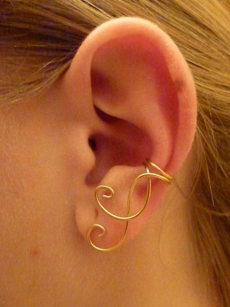 Wire Ear Cuffs, Diy Wire Jewelry Rings, Wire Jewelry Rings, Wire Wrap Jewelry Designs, Wire Jewelry Designs, Handmade Jewelry Tutorials, Diy Wire Jewelry, Handmade Fashion Jewelry, Homemade Jewelry