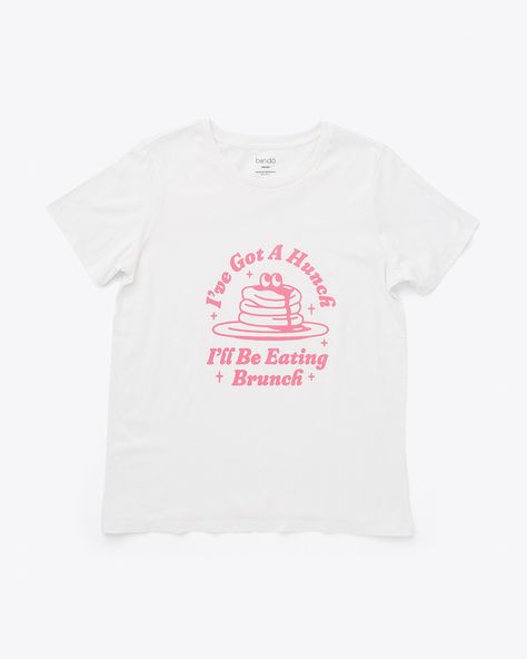 Hunch Tee by ban.do - graphic tee - ban.do February Baby, Sorority Tees, Fun Shirts, Comfy Jeans, Aesthetic T Shirts, Your Best Self, Cute Jackets, Teenage Fashion Outfits, You Smile