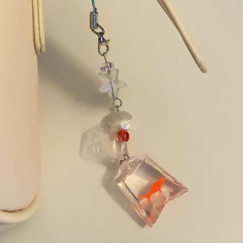 little goldfish charm — preorder in the link on my bio #charm #pendant #keychain #trinket Gothic Decor Bedroom, Pendant Keychain, Beaded Jewellery, Gothic Decor, Anime Reccomendations, May 22, Goldfish, Decor Bedroom, Business Ideas