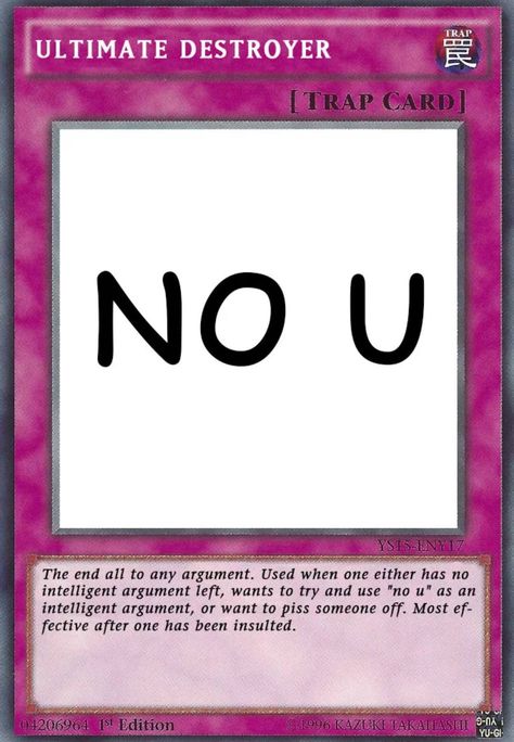 47 Reaction Pics you can Use to Win any Argument - Funny Gallery | eBaum's World Ebaums World, Pokemon Card Memes, Yugioh Trap Cards, No U, Response Memes, Funny Yugioh Cards, Current Mood Meme, Cute Love Memes, Reaction Memes