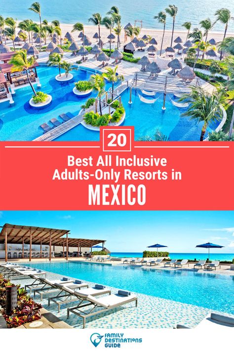 20 Best All Inclusive Adults-Only Resorts in Mexico All Inclusive Honeymoon Resorts, Top All Inclusive Resorts, All Inclusive Mexico, Caribbean All Inclusive, Resorts In Mexico, Mexico Honeymoon, Jungle Resort, All Inclusive Honeymoon, Romantic Resorts