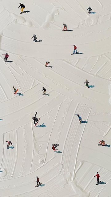 Ski Art Print, Ski Art, 29 December, Snow Art, Plaster Art, Acrylic Gel, Diy Canvas Art Painting, Homescreen Wallpaper, Mailing List