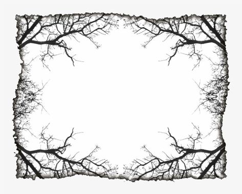 Ravenloft Aesthetic, Halloween Borders Frames, Gothic Border, Autumn Video, Gothic Frames, Gothic Frame, Gothic Landscape, Clipart Borders, Horror Png