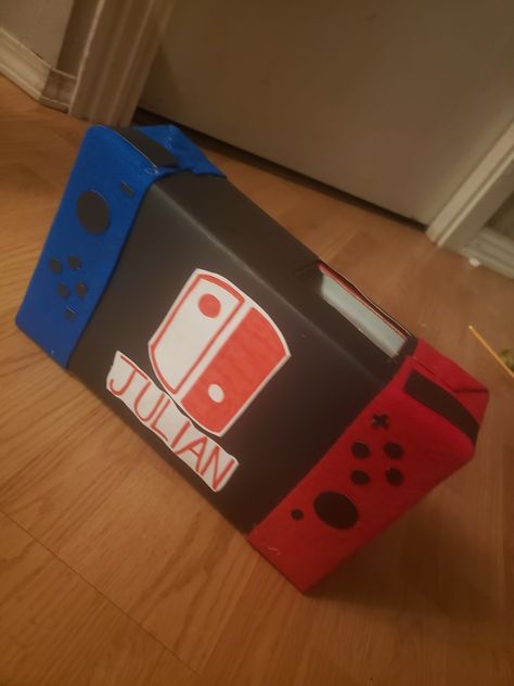 Valentine Card Box, Valentine Box, Valentine Card, Card Box, Valentines Cards, Nintendo Switch, Nintendo