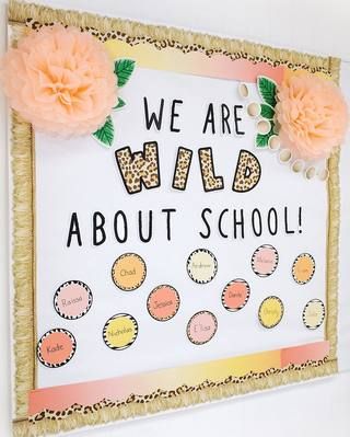 Simply Safari Classroom Décor Theme | Carson Dellosa Education Simply Safari, Safari Theme Classroom, Elementary Classroom Themes, Jungle Theme Classroom, Classroom Accessories, Classroom Makeover, School Doors, Elementary Classroom Decor, Class Theme