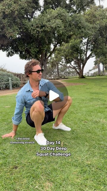 Spencer Braddock on Instagram: "30 Day Deep Squat Challenge: Day 14

Today’s sessions focuses on the hamstrings and spine. It’s not as intense but take each one of these nice and slow really feeling your way through each stretch. 

Here’s the routine:

1. Reclined hamstring stretch: hold this position for 30 seconds per leg and repeat 2 times
2. Forward fold: hold for 30 seconds and repeat 2 times 
3. Spinal rotations: do 10 per side and repeat 3 times 
4. Cat cows: go back and forth for 1 minute moving slowly between the cat and cow 

How’s the challenge going for you? Let me know below 👇🏼 

#explore #stretchroutine #mobilityroutine #movementislife #squatchallenge #naturalmovement #deepsquat" Cat And Cow, Stretch Routine, Forward Fold, Deep Squat, Hamstring Stretch, Squat Challenge, The Routine, The Challenge, 30 Seconds