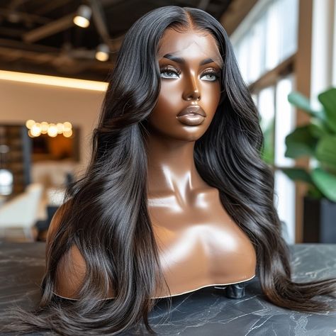 Deep Body Wave Wig, Loose Wave Wig, Content Inspiration, Blessed Wednesday, Luxurious Hair, Wigs Glueless, Hair Business, Hair Sketch, Loose Waves Hair