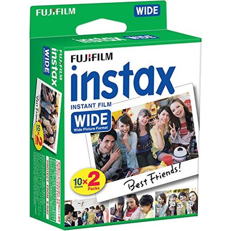 Instax Wide Film - Pack of 20 Shots Instax Wide 300, Fujifilm Instax Wide, Paper Camera, Instax Wide, Instax Film, Fuji Instax, Instax Mini Film, Instant Film Camera, Film Design