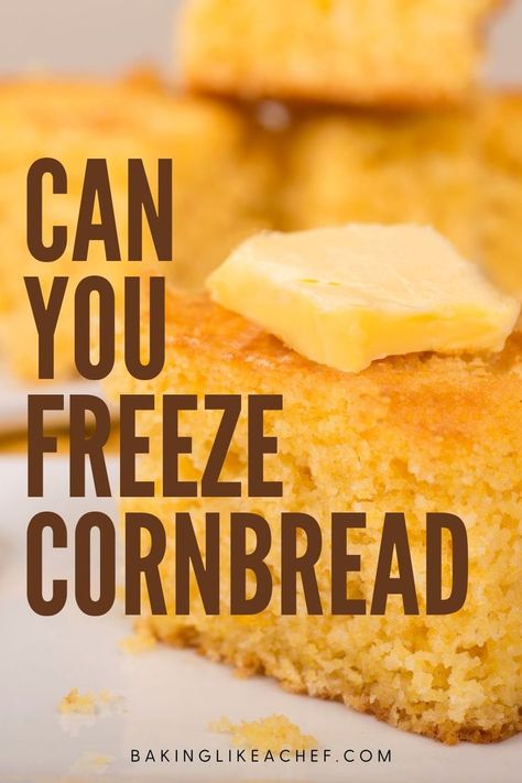 Cornbread slice with butter. Simple Corn Casserole, Frozen Corn Casserole, Homemade Corn Casserole, Corn Casserole Recipes, Leftover Cornbread Recipe, Cheesy Corn Casserole Recipe, Easy Corn Casserole Recipe, Creamed Corn Casserole Recipe, Creamy Corn Casserole