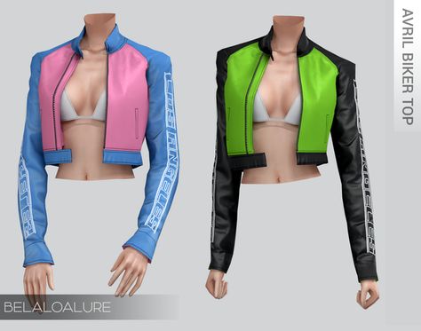 Belaloallure_CC | belaoallure on Patreon Sims 4 Cc Biker Jacket, Sims 4 Cc Oversized Jacket, Sims 4 Cc Jacket Female, Sims 4 Biker Jacket, Sims 4 Biker Cc, Sims 4 Leather Jacket Cc, Sims 4 Cc Leather Jacket, Sims 4 Leather Jacket, Sims4cc Clothes