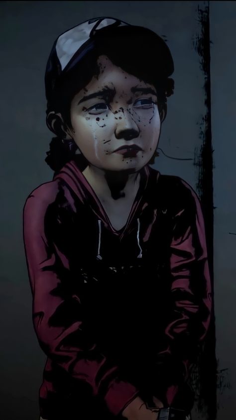 Clementine Twd S1, Game Tattoo Ideas, Clem Twdg, Twdg Clementine, Clementine Walking Dead, Twd Telltale, Game Tattoo, Twd Game, Fran Bow