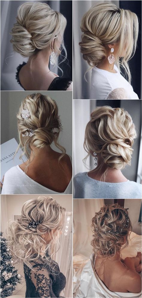 Your long hair is something that can reflect the eternal happiness and love to celebrate your big wedding day. But how to choose a style in this endless variety Volume Updo Hairstyles, Ancient Greece Women, Bun Wedding Updo, Wedding Hairstyle Tutorial, Buns And Braids, Wedding Updo Hairstyles, Messy Wedding, Wedding Hairdo, Messy Chignon