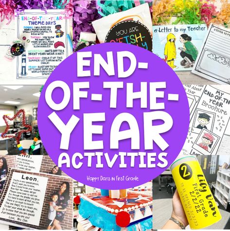 End-of-the-Year Activities for the Classroom | Happy Days in First Grade Ready For First Grade, Activities For The Classroom, Class Awards, Earth Day Activities, Theme Days, Fifth Grade, Happy Days, End Of The Year, End Of Year