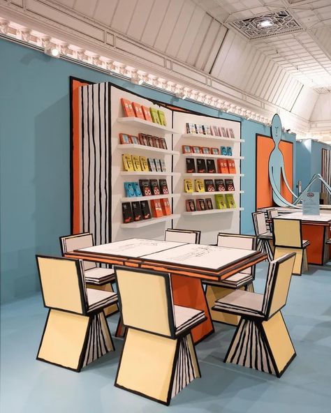 Sarah Andelman’s new popup is all about books | Wallpaper Audio Furniture, Jean Jullien, Store Architecture, Paris Wallpaper, Concrete Sculpture, Store Windows, Vinyl Storage, Rive Gauche, Pop Up Stores