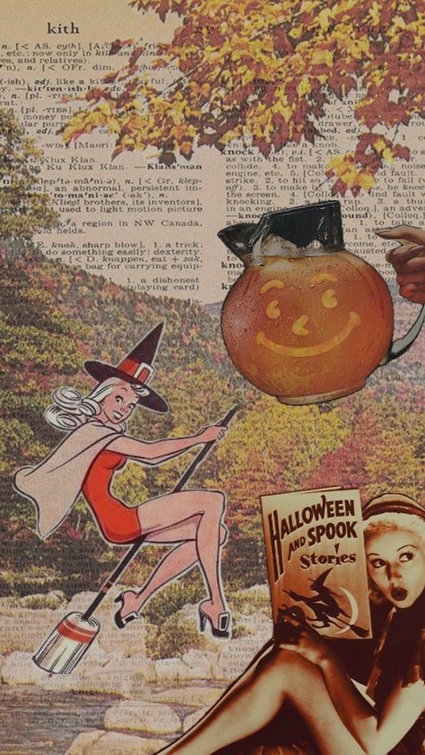 top is bare for lock screen, vintage, 1950s, 1940s, halloween Halloween Magazine Covers, 1940s Halloween, Vintage Halloween Wallpaper, For Lock Screen, 1950s Halloween, Vintage Halloween Art, Old Comics, Halloween Wallpaper, Halloween Cards