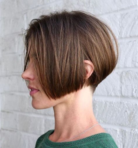 50 Stylish Ways to Wear a Modern Undercut Bob Haircut in 2020 Bob With Undercut, Short Bob With Undercut, Modern Undercut, Undercut Bob Haircut, Shaved Bob, Black Bob Hairstyles, Undercut Bob, Stacked Bob, Curly Weave Hairstyles