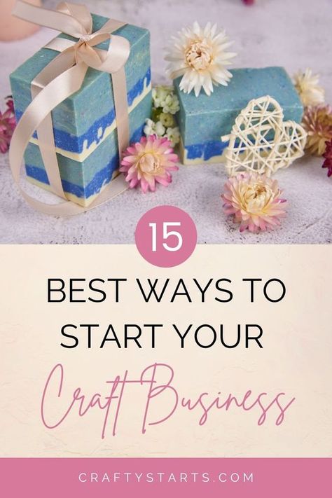 Want to turn your hobby into a full-time job, but don't know where to start? Check out these 15 steps for starting your own crafting business online. You will see how you can actually make money doing what you love. Craft Business Plan, Small Business Ideas Products, Business Ideas For Students, Craft Booth Design, Crafting Business, Diy Stencils, Creating A Business Plan, Small Business Online, Own Your Own Business