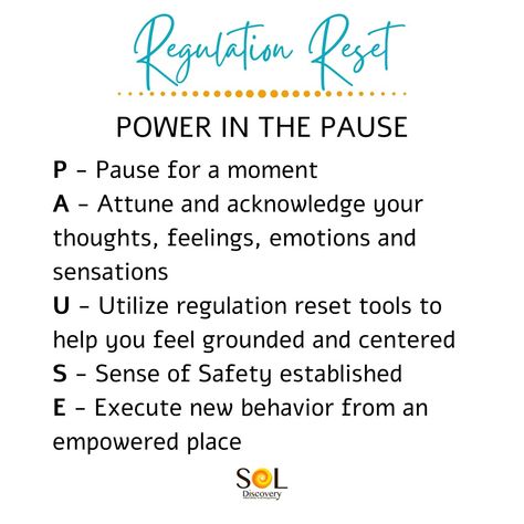 Pause Before Responding, Power Of Pause, Power In The Pause, Self Regulation Quotes, Pause Quotes, Practice The Pause, 2024 Word, 2023 Word, Mentally Healthy