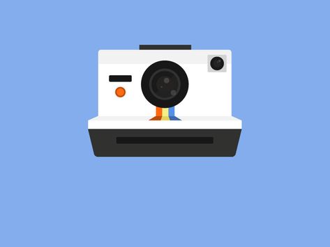 Camera Stickers Animation, Ppt Animation, Polaroid Icon, Polaroid Design, Imagination Illustration, Shorts Ideas, Camera Illustration, Animation Camera, New York Minute