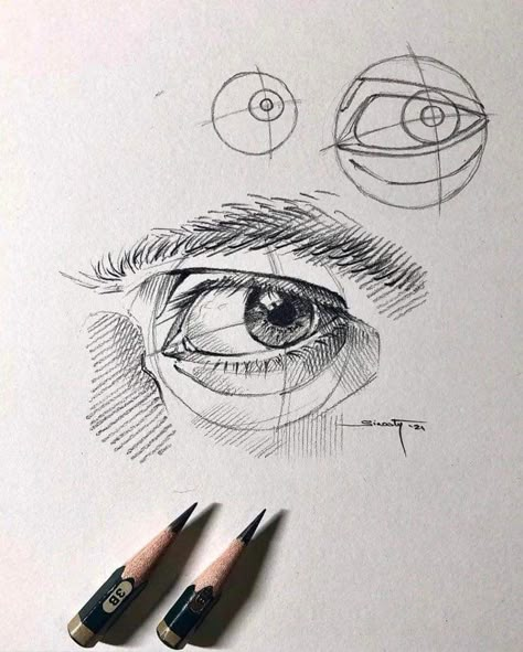 Anatomy Art, Eye Drawing, Drawing Techniques, Art Tips, Drawing Tips, Art Drawings Sketches, Pencil Drawing, Art Tutorials, Drawing Ideas