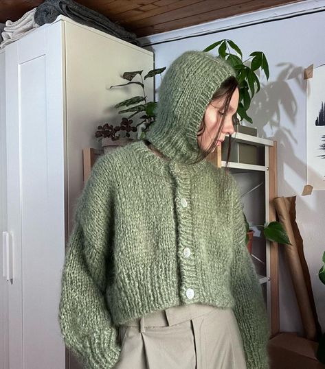 All Posts • Instagram Pattern Cardigan, Knit Cardigan Pattern, Mohair Cardigan, Patterned Cardigans, Set Patterns, Green Cardigan, Vest Pattern, Cardigan Pattern, Drops Design