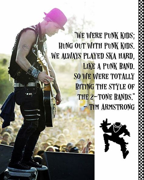 WISDOM WEDNESDAY Tim Armstrong reminiscing about the early days of Operation Ivy. 🏁 #operationivy #rancid #ska #punk #skapunk #skapunkdaily Lars Frederiksen, Operation Ivy, Tim Armstrong, Wisdom Wednesday, Punk 90s, 90s Stuff, Ska Punk, Music Flyer, Punk Art