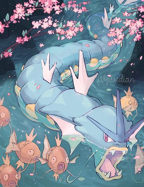 Pokemon Gyarados, Pokemon P, Pokémon Fanart, Pokemon Backgrounds, Wild Pokemon, Cute Pokemon Pictures, Pokemon Images, All Pokemon, Pokemon Fan Art