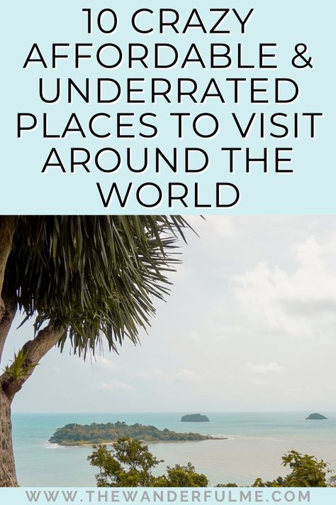 On a budget? Check out these 10 crazy affordable, totally awesome, and seriously underrated places to travel to around the world. From Europe to Asia, this list is one to keep on hand for future adventures. #affordable #travel #budget #underrated #inspiration Underrated Places To Travel, Travel Budget, Budget Travel Tips, Beautiful Villas, Totally Awesome, Cheap Travel, Boat Trips, Travel Advice, Keep On