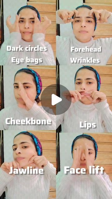 Priya 🧘Yoga Teacher on Instagram: "Face yoga for complete face 

Dm to join my next online face yoga class

#fit_with_priya_ #faceyoga #facelift #darkcircles #undereyebags #cheekbonebeauty #sharpjawline" Under Eye Bags, Face Yoga, Eye Bags, Yoga Teacher, Yoga Class, Dark Circles, Wrinkles, Healthy Living, Lips