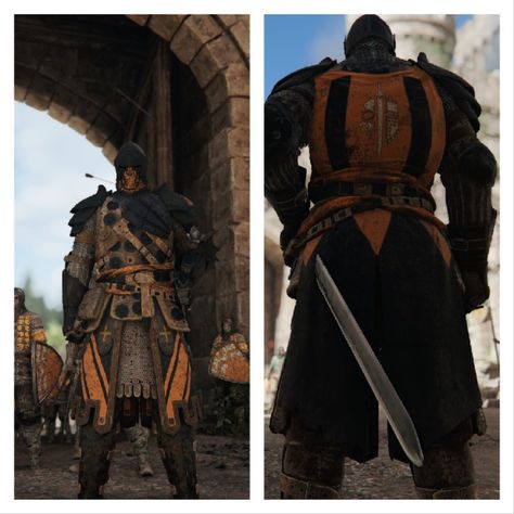 For Honor Warden, Falling Kingdoms, Black Stone, Arte Fantasy, Skyrim, Art Tips, Medieval Fantasy, Samurai Gear, Sci Fi