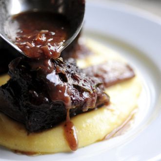 Braised Short Ribs | The Pioneer Woman Goat Cheese Polenta, Cheese Polenta, Creamy Polenta, Dutch Oven Recipes, Braised Short Ribs, Pioneer Woman Recipes, Beef Short Ribs, Braised Beef, Rib Recipes