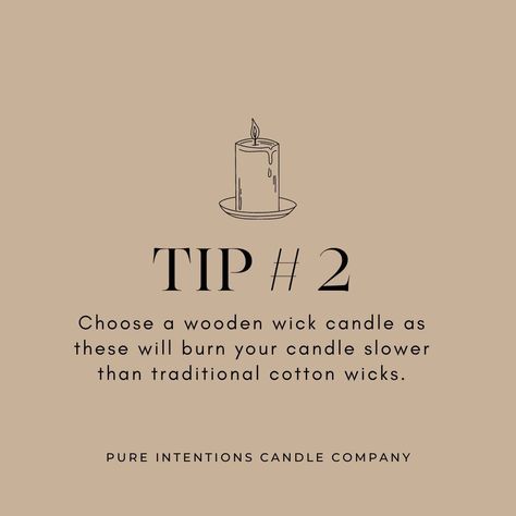 Keep your candles glowing safely this fall with a few simple tips! ✨Trim the wick to 1/4 inch before each burn to prevent soot and uneven burning. ✨Always let the wax melt to the edges on the first burn to avoid tunneling. ✨Never leave your candle unattended, and keep it away from drafts or flammable items. ✨Stay cozy and safe as you light up your space with our favorite fall scents! #CandleCare #FallSafety #CozyVibes #CandleCare #BurnBright #SafeBurning #CandleLovers #CozyCandles Candle Information, Candle Tips, Wooden Wick Candles, Cozy Candles, Candle Glow, Intention Candles, Candle Business, Never Leave You, Fall Scents