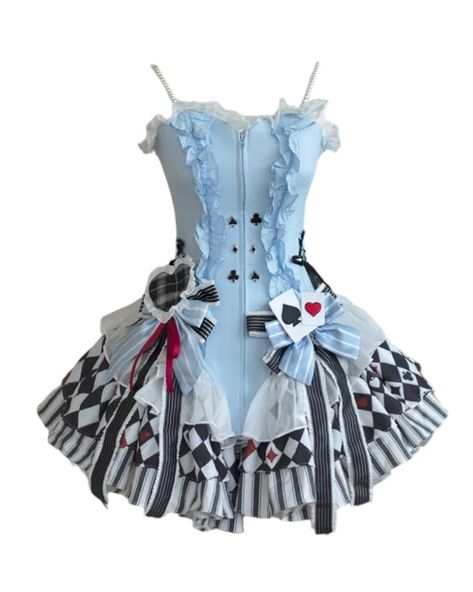 Circus Outfits, Alice Costume, Alice In Wonderland Tea Party Birthday, Alice In Wonderland Aesthetic, Slay Outfits, 80s Outfit, Future Outfit, Kawaii Clothes, Victorian Fashion