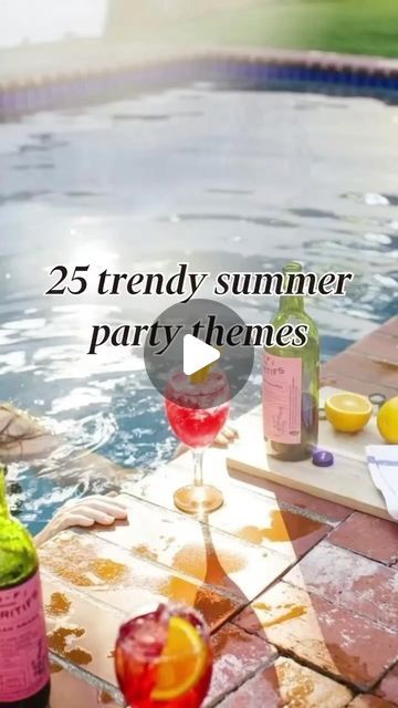 Evite on Instagram: "Oh, you need summer party themes? 25 of them, coming right up! 🐚🫖🍹🌊🍕🌺

#evite #party #summer #partytheme #summerparty #summervibes #summertime #bridgerton #aquamarine #olympics" Summer Vibes Party Theme, Slim Aaron’s Themed Party, Soiree Ideas, Summer Party Themes, Summer Party, Summer Vibes, Party Themes, Birthday