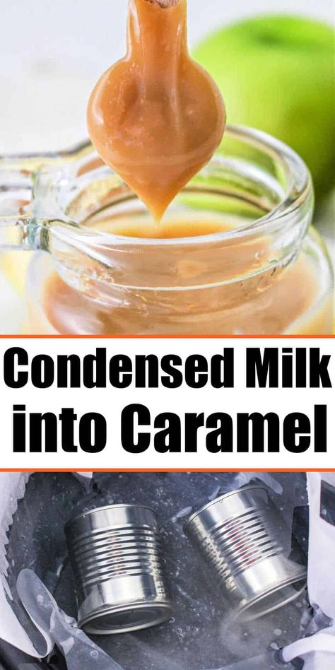 This is how to make caramel with condensed milk sweetened in a slow cooker, pressure cooker or on the stove. Homemade thick caramel sauce. Slow Cooker Condensed Milk Caramel, Carmel Sauce Made From Condensed Milk, How To Make Caramel With Condensed Milk, Caramel Condensed Milk Recipes, Condensed Milk Caramel Stove Top, Caramel With Condensed Milk, Sweet Condensed Milk Caramel, Caramel From Sweetened Condensed Milk, Sweetened Condensed Milk Caramel